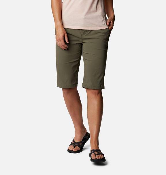 Columbia Anytime Outdoor Shorts Green For Women's NZ67381 New Zealand